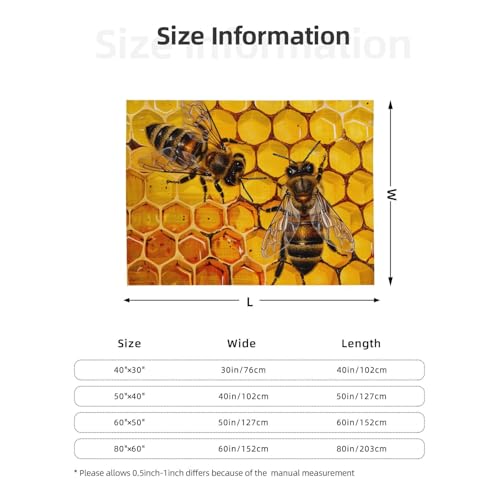 Couverture flanelle douce et chaude nid d'abeille pour lit