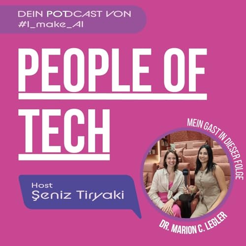Page de couverture de People of Tech: Dr. Marion C. Legler über KI in der Pharmaindustrie & Frauen in Tech