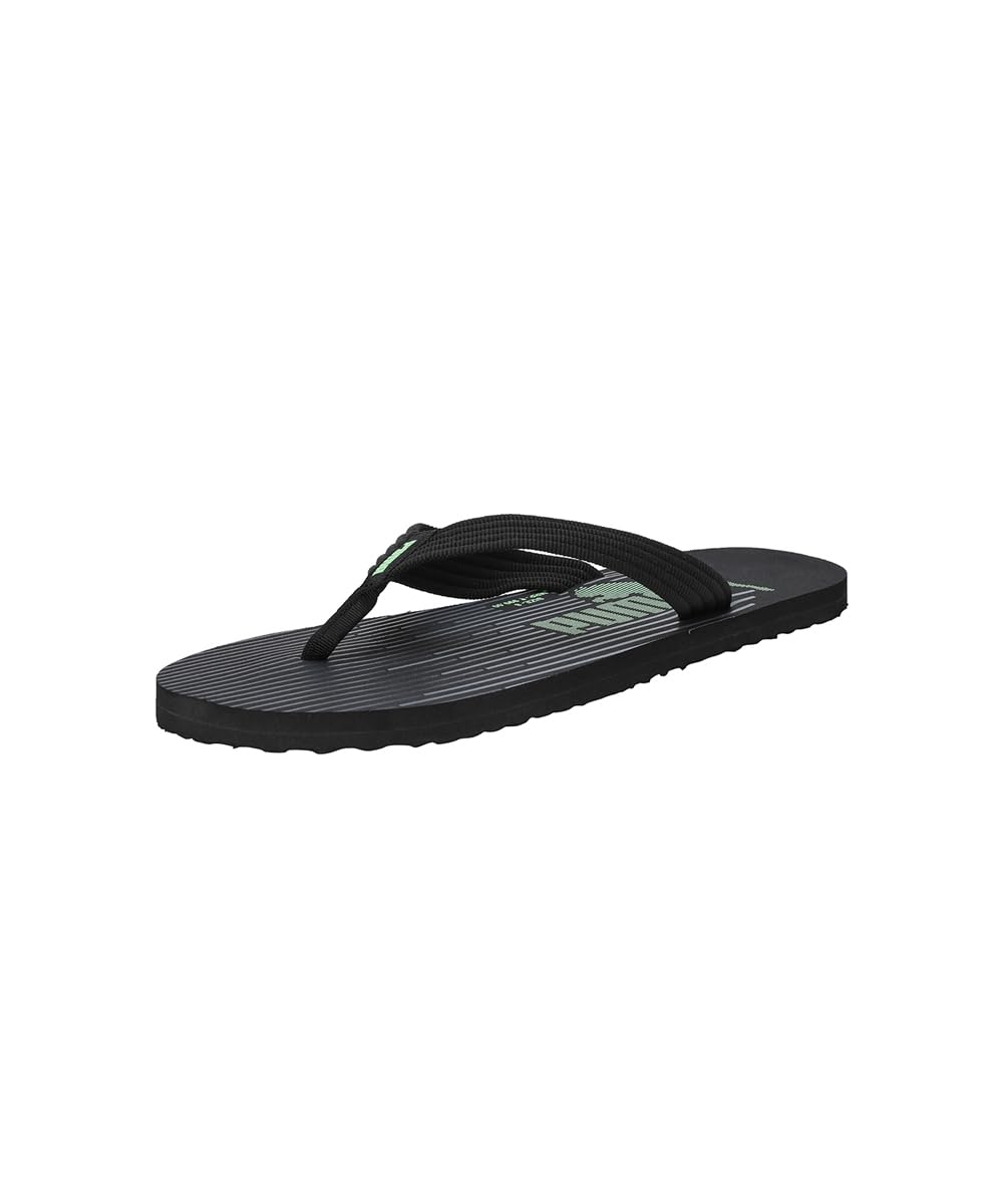 Puma Mens Echo One8 V1 Black-Dark Coal-Fizzy Lime Slipper - 6 UK (39466301) (B0D4DVMKS4) Amazon Price History, Amazon Price Tracker