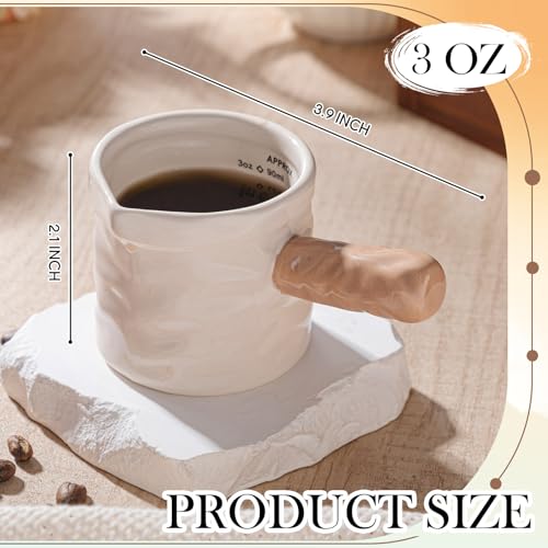 Vaso Medidor Espresso de Cerámica 3 oz Maxdot miniatura 2