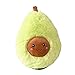 Simpatico peluche farcito avocado giocattolo morbido peluche cuscino 20,3 cm, 25,4 cm, 30,5 cm, 40,6 cm (verde avocado S, 20 cm)