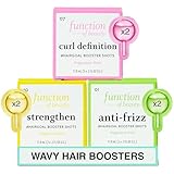 Function of Beauty Wavy Hair Add-In Booster Treatment Bundle - Strengthen, Shine & Anti-Frizz Booster Shot Add-Ins to Enhance Shampoo, Conditioners & Hair Care Products