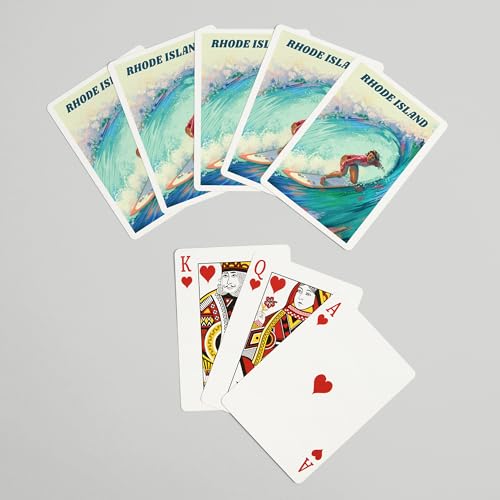 Baraja de cartas Póker Rhode Island Vitamin Sea 52 cartas miniatura 7