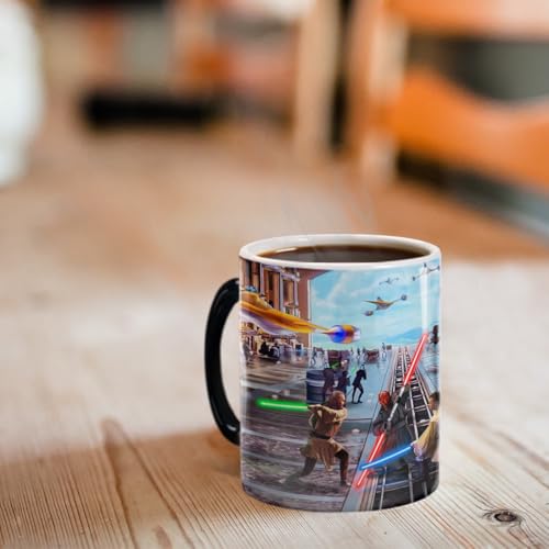 Morphing Mugs Star Wars Taza cerámica sensible 11 oz miniatura 6