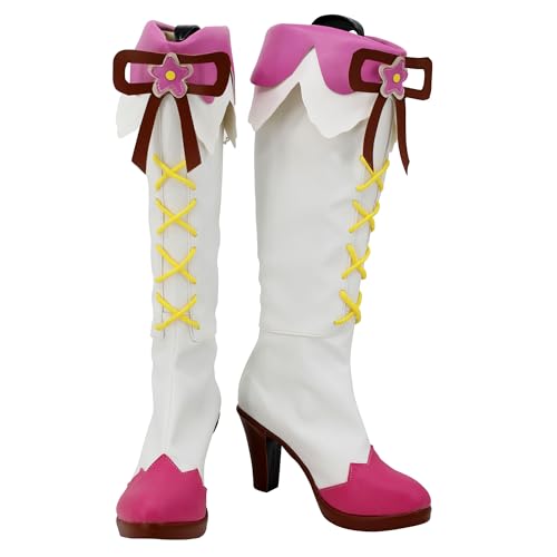 [Sanjucos] コスプレ 靴 に適合する 星宮いちご リラフェアリーコーデ アイカツ! Aikatsu! ほしみや いちご ブーツ 各サイズ対応 オーダーメイド可能 (23.5) 0315293の商品画像（Amazon）