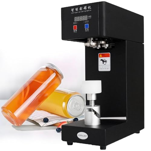 Máquina de sellado semiautomática de latas...