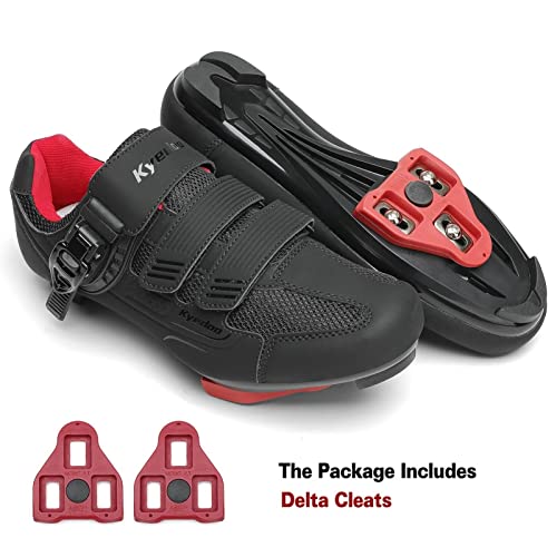 Image of Unisex Cycling Shoes Compatible with Peloton Bike Shoes Indoor Clip in Peleton Road Bike Riding Racing Biking Shoes with Delta Cleats for Mens Womens Indoor Outdoor Bike Pedal