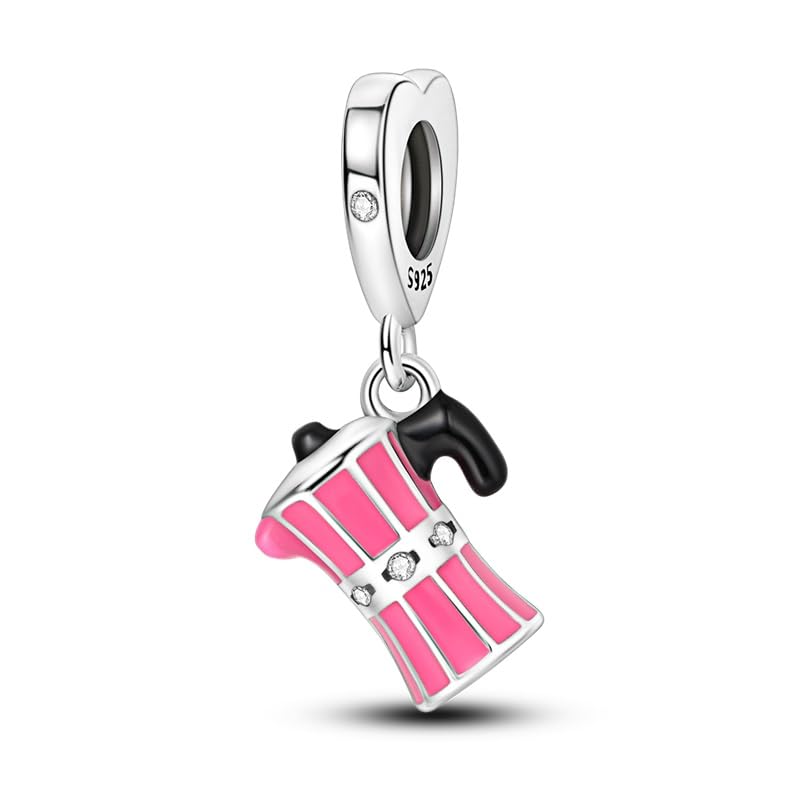 S925 Sterling Silver Charm Fit for Pandora Bracelet Original Pendant Bead Jewelry Gift for Her