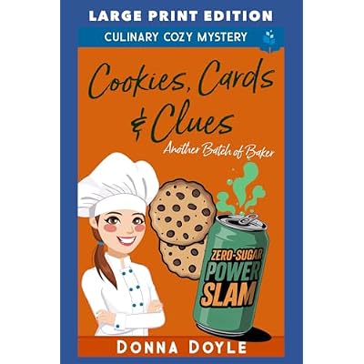 Cookies, Cards & Clues: LARGE PRINT EDITION