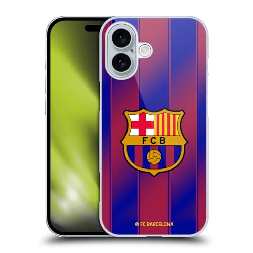 Head Case Designs sous Licence Officielle FC Barcelona Accueil Kit D'écusson 2025/26 Coque Dure pour l'arrière Compatible avec Apple iPhone 16