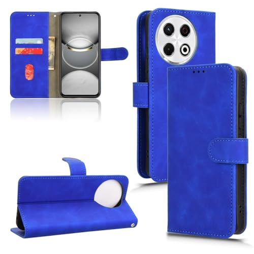 Protège-écran Tecno Spark 30 Pro 4G étui portefeuille anti-chute bleu