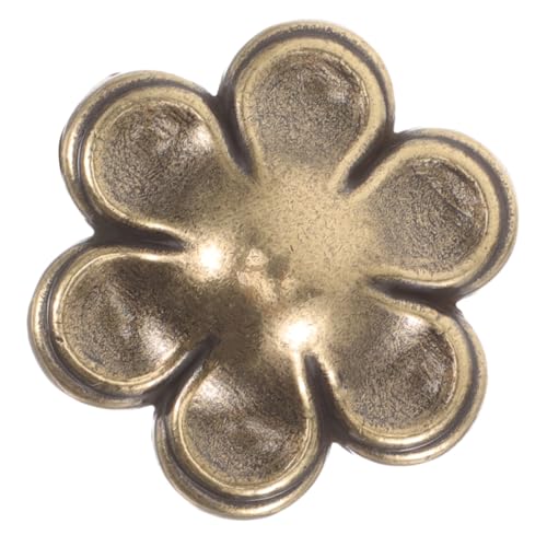 FUTUREORYY Tirador Vintage de Flor para Armarios y Pomo Metálico Resistente Agujero Diseño Compacto y Fácil Instalación para Muebles Clásicos