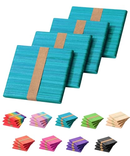 Bâtons bois Mr. Pen 200 pack 4.5" bleu
