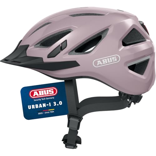 ABUS 66715 Fahrradhelm, Lila (Mellow mauve), M (52-58 cm)