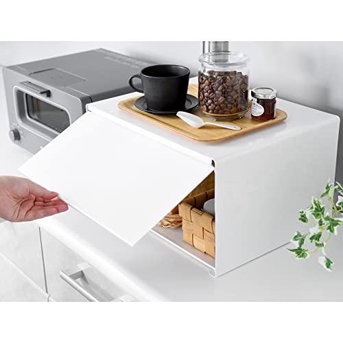 ?????(Arnest) Ernest A-77798 Bread Case, Toaster Rack, Sliding Door, Bread Drawer, Width 14.6 x Depth 11.4 x Height 8.3 inches (37 x 29 x 21 cm), Favorite Brand of Major Restaurants, White
