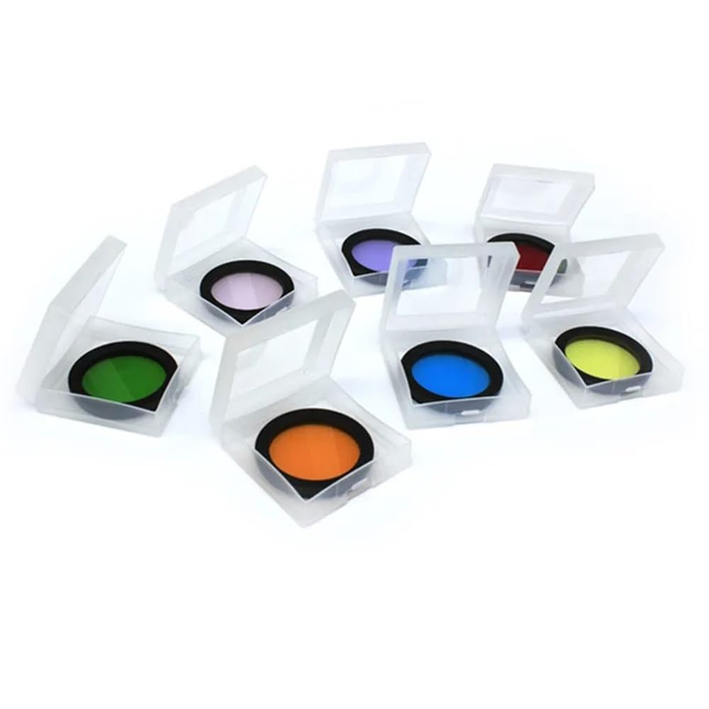 Pièces détachées pour télescope astronomique Lot de 7 télescopes optiques M48 x 0,75 mm avec lentille Couleur 2 Pouces