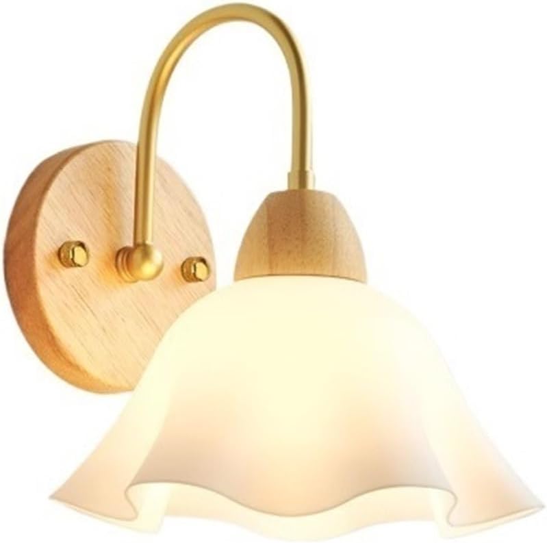 壁取り付け用燭台 リビングルームの背景の壁の花のライトシンプルでモダンな高級階段廊下のベッドサイドランプ 壁掛け照明器具