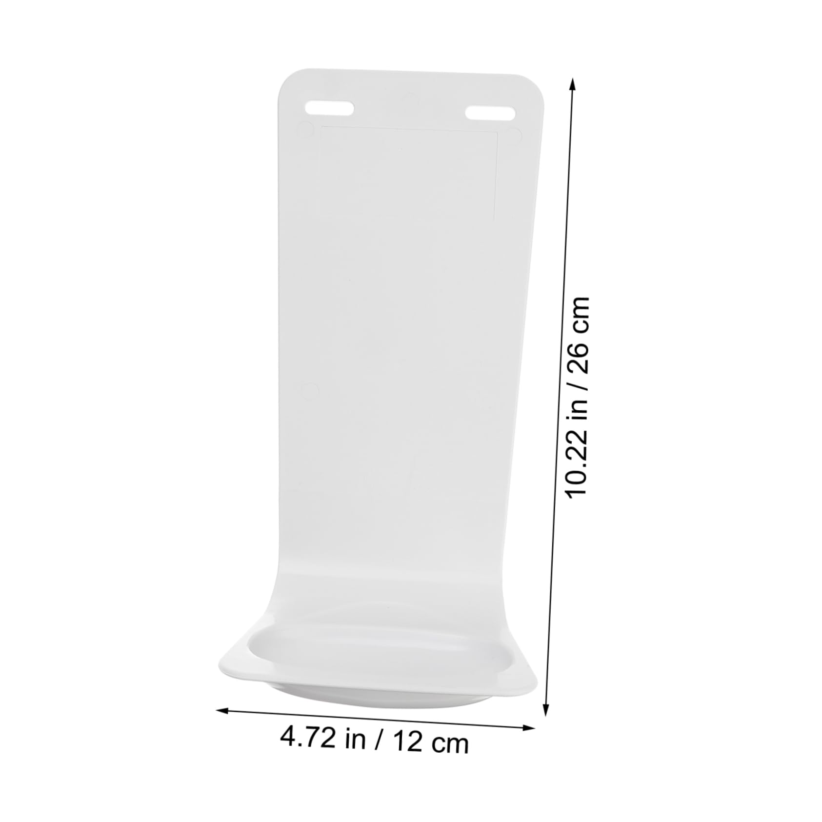Alipis Soap Dispenser Tray Wall-Mounted Soap Dispenser Rack Space-Saving Design