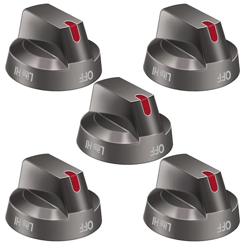 DG94-03500A/Z for Samsung Stove Knob Replacement, DG94-03500Y DG94-03500X Electric Gas Range Knobs Replacement for Samsung, Compatible with NX60T8111SG/AA NE63T8111SG /AA NE63T8311SG/AA