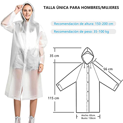 La Mejor Lista de Venta de Impermeables para Lluvia al mejor precio. 11 Venta de Impermeables para Lluvia marca NEWKIBOU (2)