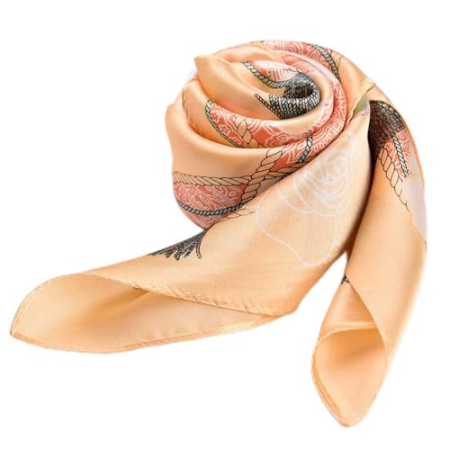 Foulard en soie sauvage femme petit format carré pour costume de mi-saison
