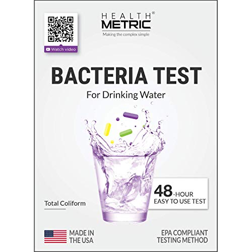 Coliform Bacteria Test Kit for Drinking Water - Easy to Use 48-Hour Water