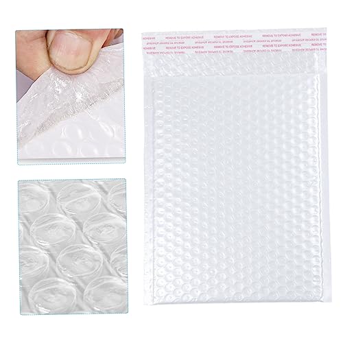 Ciieeo 50 Pçs Saco De Bolhas Expresso Envelopes Brancos Sacos De Envelope De Bolha Para Embalagem De