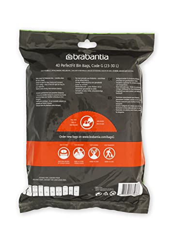 Brabantia 375668 Bin Liners Dispenser Pack, 23/30-Liter #TOP1