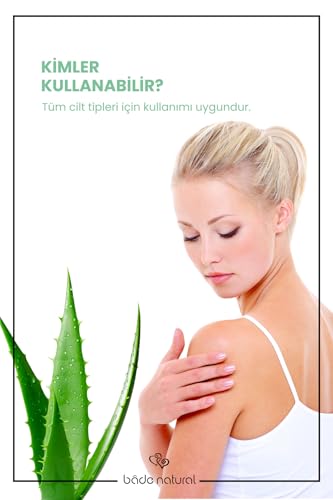 Image of Bade Natural Aloe Vera After Sun Gel - Hydrating & Cooling Gel for Face and Body with Lavender and Mint Water - Soothes, Moisturizes, and Refreshes - 3.38 fl oz