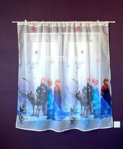Polontex Rideau pour chambre d'enfant Motif Reine des neiges - 225 cm x 150 cm - Disney EISONIGIN