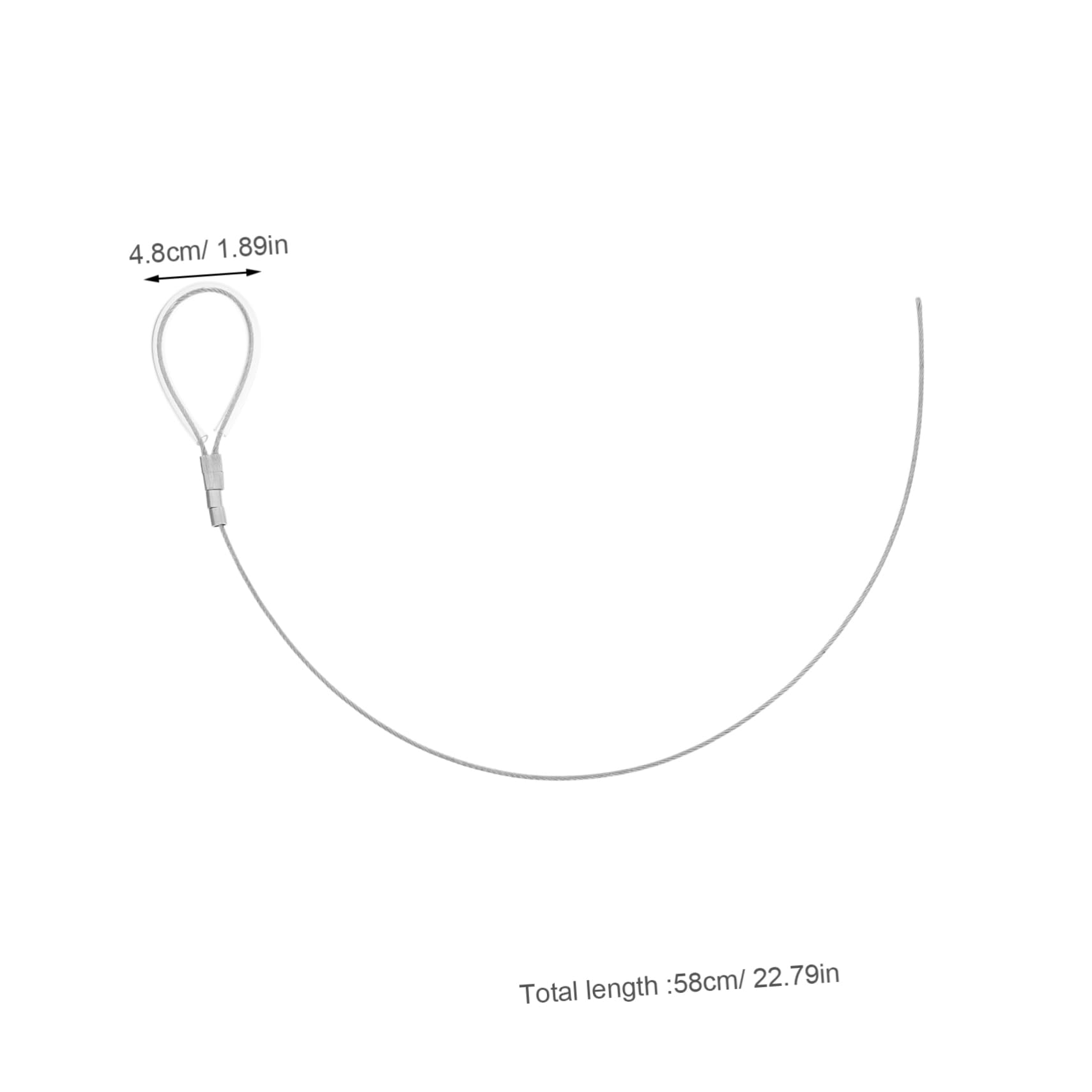 PRETYZOOM Heavy-Duty Tailgate Lift Cable Clamp Stainless Steel Safety Rope Accessory for Automotive Repair Construction