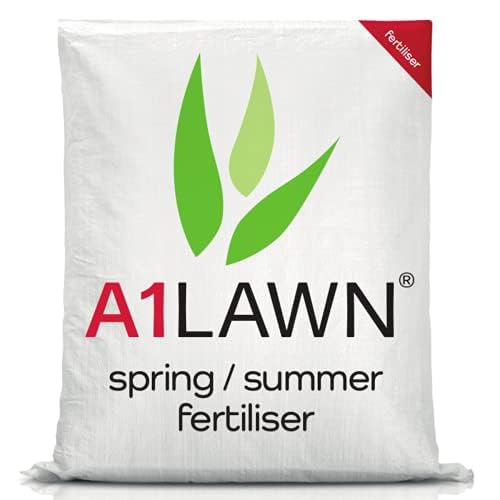 A1 Lawn, Ultimate Spring Summer Lawn Fertiliser - Revitalizes Grass, High Nitrogen 10-4-4, DEFRA Certified, 2.5kg