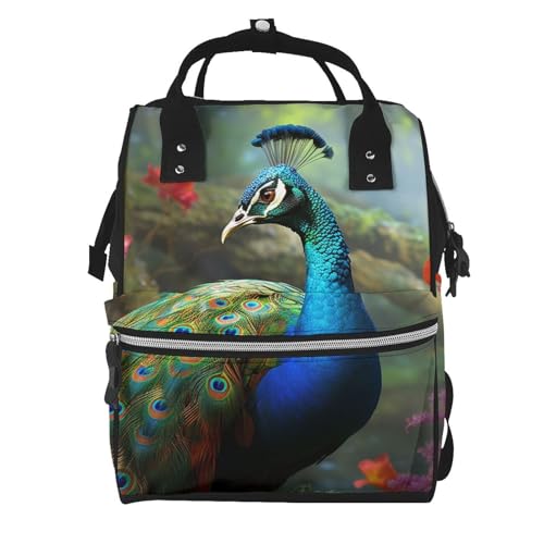 Sac à dos à langer coloré idéal pour les promenades décontractées en famille