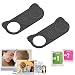 Webcam Cover, ANYOYO 0.03 inches Ultra-Thin Slider Camera Cover for Smartphone Tablets MacBook Dell HP Laptop and All-in-one Desktops with Strong Adhensive, Protecting Privacy and Securtiy(2 Pack)