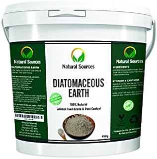 Diatomaceous Earth Pest Control Grade 450g by Natural Sources UK - Free Ebook Included - Diatomaceous-Earth Powder for Chickens, Pets, Carpets, Home