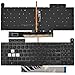 Replacement Backlit Keyboard for ASUS TUF A15 F15 FA507 FX507 FX507R A17 FA707 F17 FX707 & TUF Dash F15 FX517 Series Laptop with Per-Key RGB Colorful Keyboard US Layout