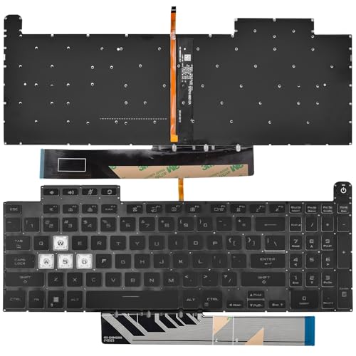 Replacement Backlit Keyboard for ASUS TUF A15 F15 FA507 FX507 FX507R A17 FA707 F17 FX707 & TUF Dash F15 FX517 Series Laptop with Per-Key RGB Colorful Keyboard US Layout by KBRPARTS - Image 5