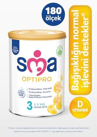 SMA Optipro 3 Devam Sütü (1-3 Yaş, 800 g) - Görsel 4