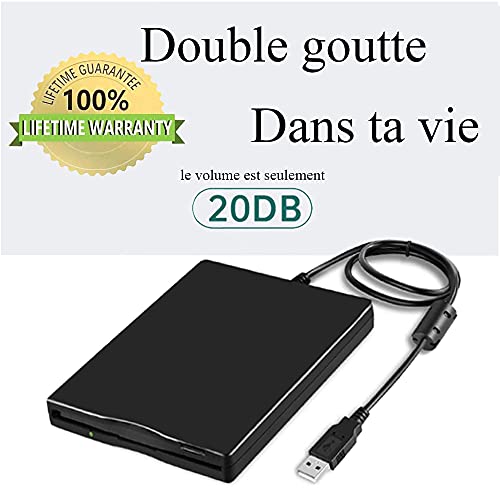 3.5\" External Floppy Disk Reader Drive Portable 1.44MB FDD for PC Windows 98/ME/2000/XP/Vista/Windows 7/8/10,for Mac£¬General