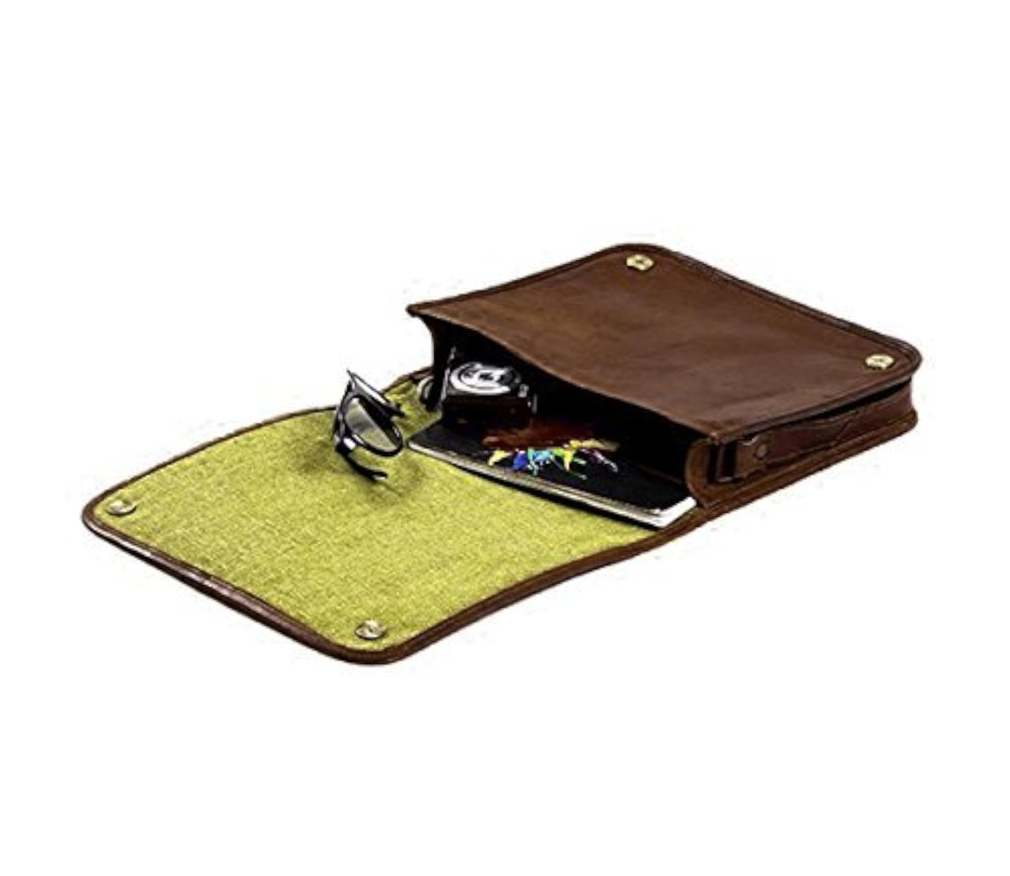 Real Leather Full Flap Sling Shoulder Messenger Bag