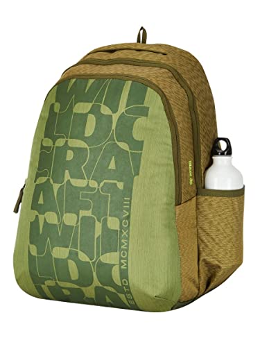 Image of Wildcraft Blaze 35L 2 Compartment Backpack with Rain Cover(12951) (Olive)