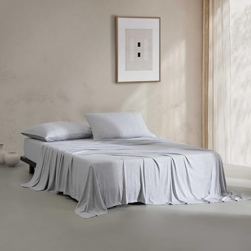 Drap de lit à poches profondes Calvin Klein en jersey extensible lit simple