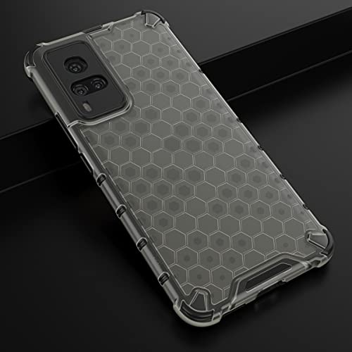 Image of Glasgow Back Case Cover Designed for Vivo X60 - Black