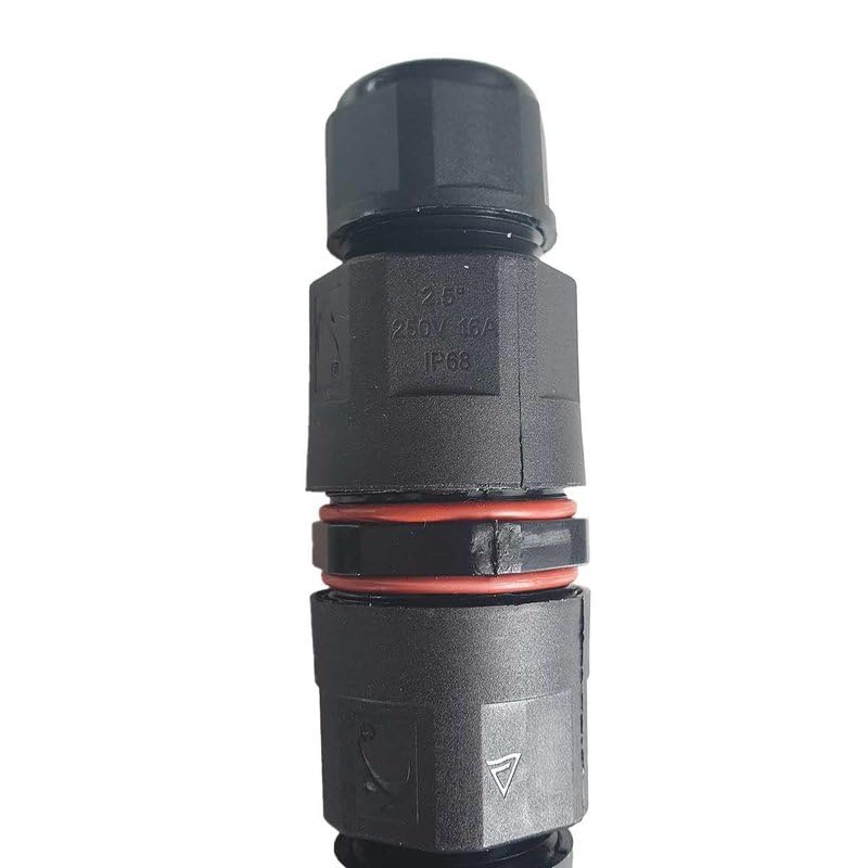20 Verbindungsmuffe IP68, Form I 5P L1/L2/L3/N/PE, wasserdichte Anschlussdose, Schnellverbinder ohne Schrauben, von 0,5 bis 2,5 mm² bis 450 V 16 A