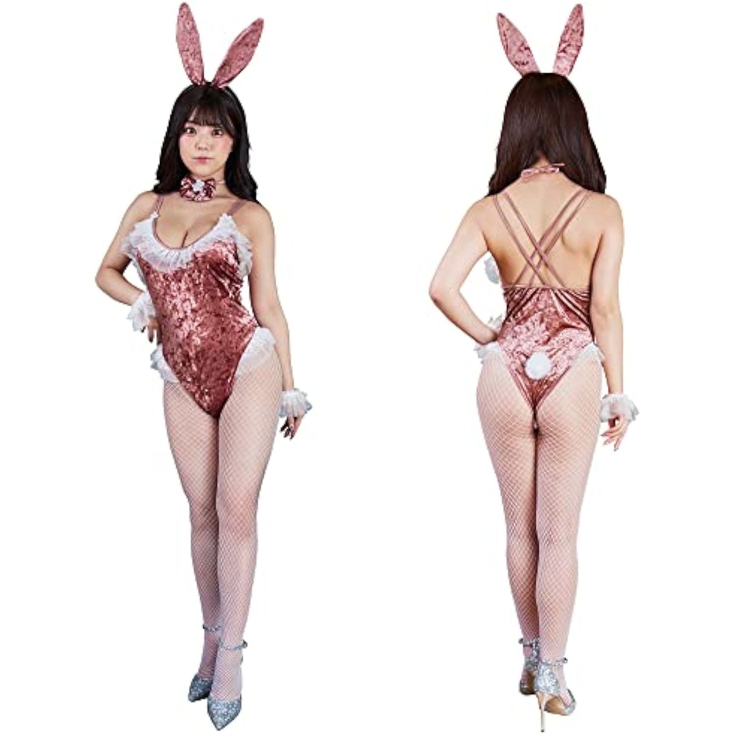 クリアストーン(Clearstone) SecretRose コスプレ ハロウィン ピンクベロアバニー レディース ピンク 詳細画像3