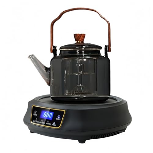 NYHGOXM ���^�d��������A�d�C�Z���~�b�N������A�X�g�[�u �Z���~�b�N�q�[�^�[ ���IH�R���� 800W ���^ �R���� ��l��炵 �ƒ�p �|�[�^�u�� 110V ���S�݌v �^�b�`���� ���@�\ (�}�C�N���N���X�^���p�l������) (�u���b�N,1000L ��