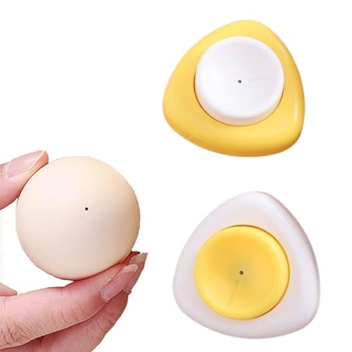 WUSJCOF 2 pcs Eierpiekser Aus Edelstahl Und Kunststoff, Handliches Eierstecher Loch, Geeignet für Rohe, Weiche und Hart Gekochte Eier, Ei Bohrer Werkzeug für Verschiedene Arten von Eiern
