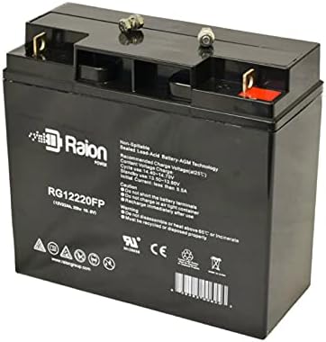 Raion Power BaterĂa AGM de repuesto de 12V 22Ah para Clore Automotive JNC660 Jump N Carry Jump Starter - 1 paquete Raion Power BaterĂa AGM de repuesto de 12V 22Ah para Clore Automotive JNC660 Jump N Carry Jump Starter - 1 paquete