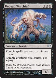 Magic The Gathering - Undead Warchief - Planechase