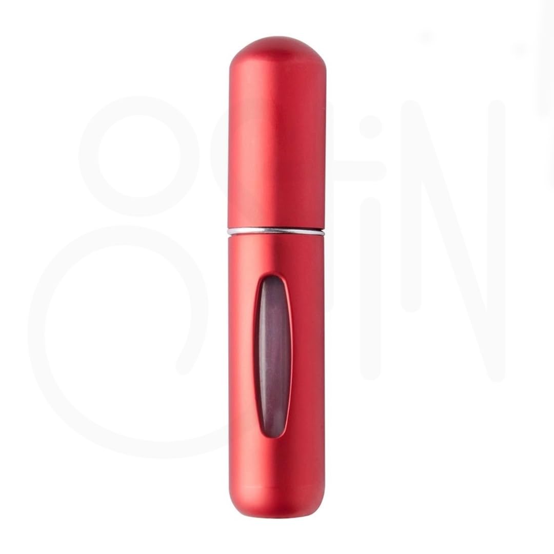 Ostin Portable 5ml Perfume Refillable Atomizer Container Perfume Spray Bottle Travel Scent Pump Case Fragrance Empty Spray Bottle Ideal for Traveling and Outgoing (Red)-picture-17